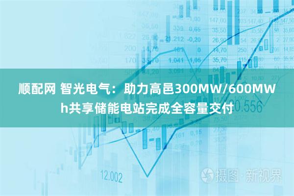 顺配网 智光电气：助力高邑300MW/600MWh共享储能电站完成全容量交付